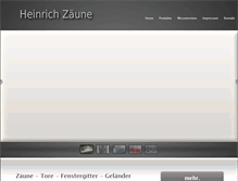Tablet Screenshot of heinrich-zaun.com